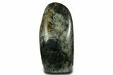 Flashy Free-Standing Polished Labradorite - Brilliant Blue #361969-1